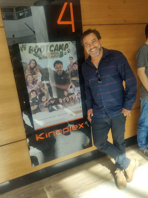 Rogério Silvestre estreia no filme Bootcamp - A Disputa ao lado do elenco no Rio de Janeiro