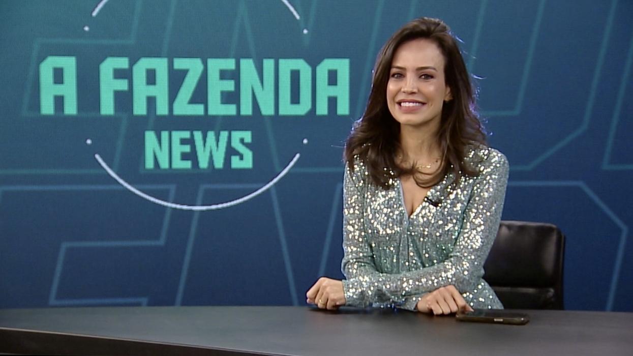 A Fazenda News está de volta à Record News, com apresentação de Fabiana Oliveira
