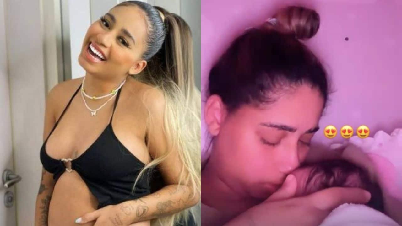 MC Loma se irrita após questionamentos sobre o pai de sua filha