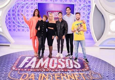 Márcia Sensitiva, o cantor Kevi Jonny, o influenciador Jonathan Nemer e o humorista Eros Prado no júri do quadro 