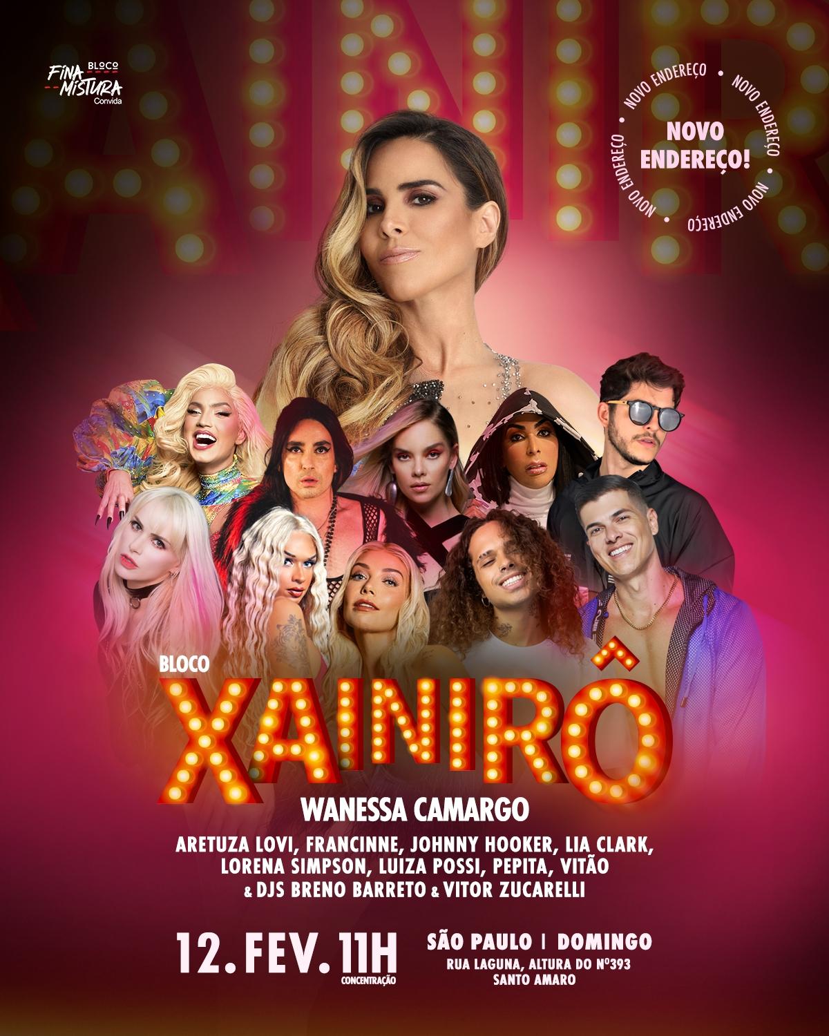 Wanessa Camargo estreia no Carnaval com Bloco Xainirô em São Paulo