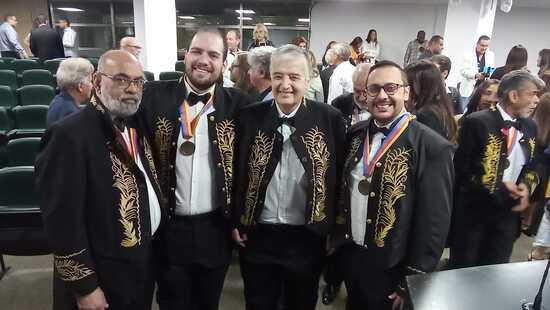 Noite memorável da Academia de Ciências Letras e Artes de São Paulo (ACLASP)