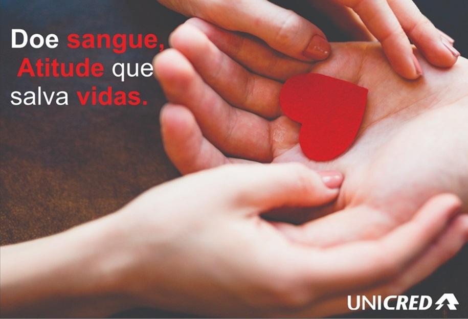 Unicred Aliança faz campanha de doação de sangue para salvar vidas e promover solidariedade