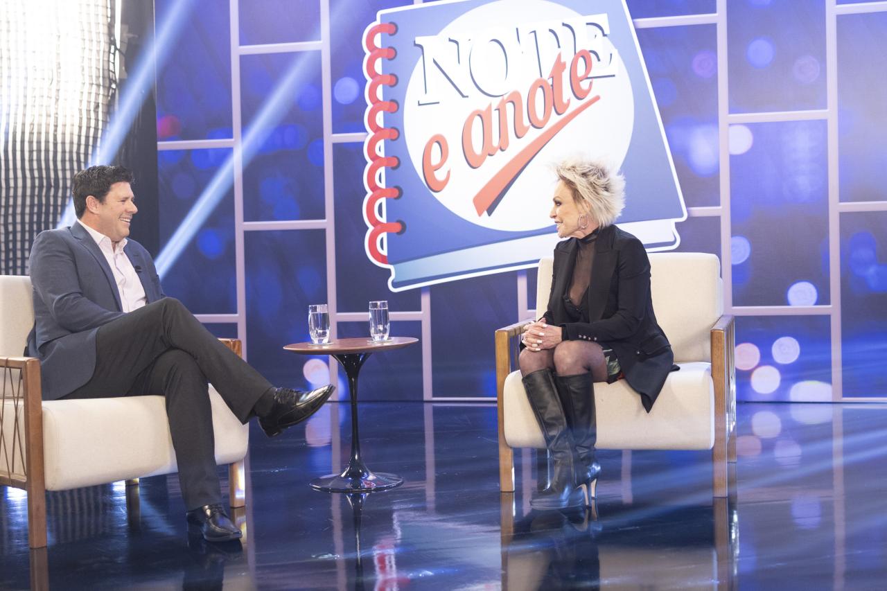 Ana Maria Braga grava na Record TV homenagem aos 70 anos da emissora