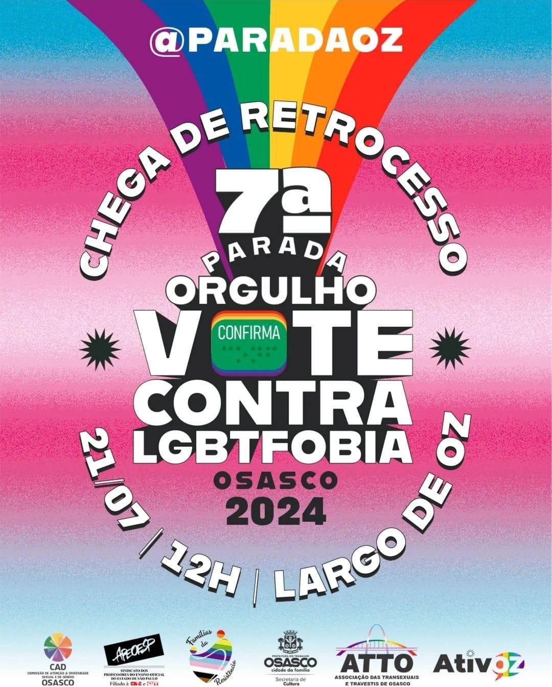 7ª Parada LGBTQIA+ de Osasco: Uma Celebração à Diversidade e Combate à LGBTfobia