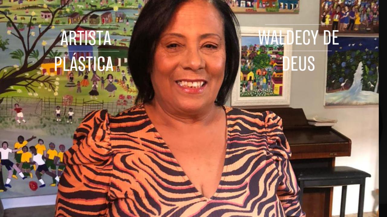 Waldecy de Deus, artista plástica autodidata produz obra em tributo ao Rei Pelé