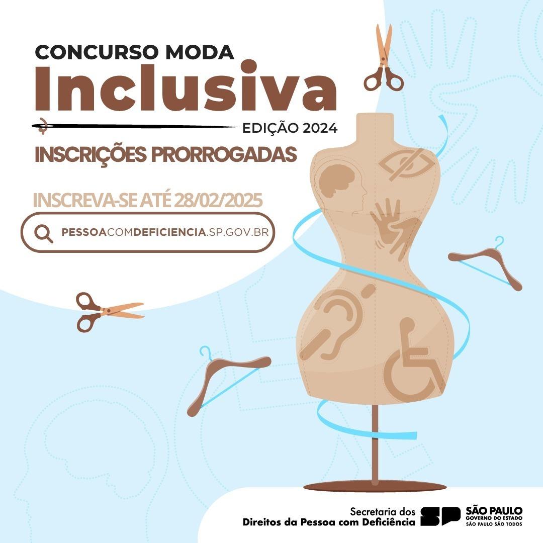 Inscrições Prorrogadas para o Concurso Moda Inclusiva 2024