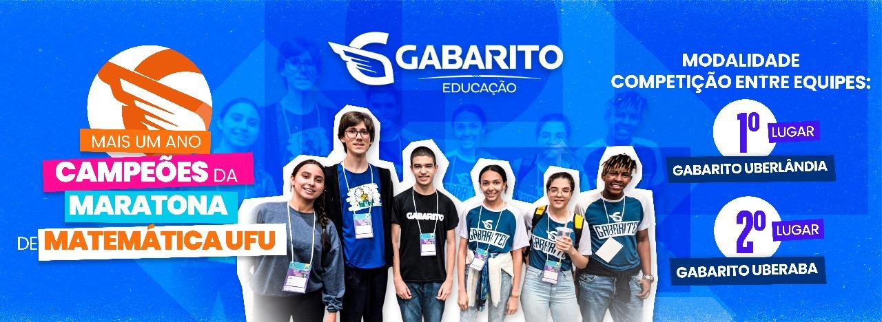 Gabarito Educação conquista primeiro lugar geral na IX Maratona de Matemática da UFU