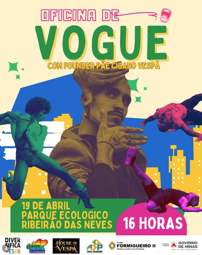 Oficina de Vogue leva cultura ballroom ao Parque Ecológico de Ribeirão das Neves (MG