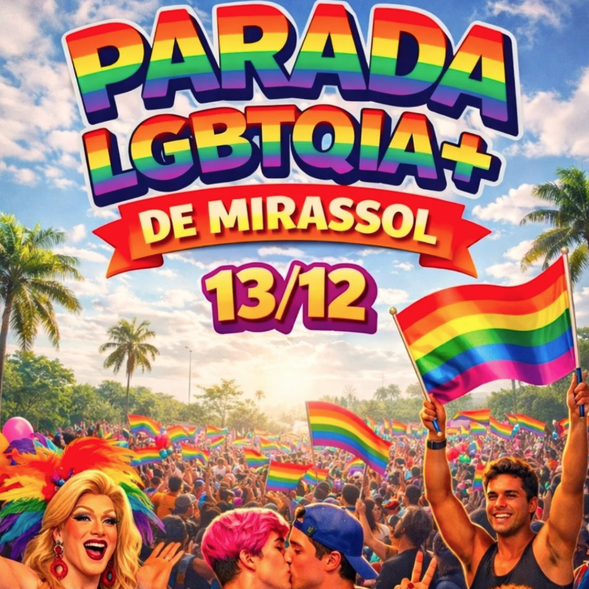 Parada LGBT de Mirassol já tem data marcada para 2026