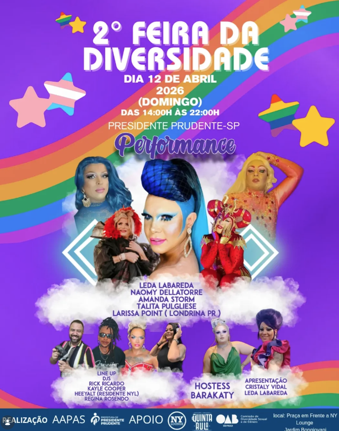18ª PARADA LGBTQIAPN+ Presidente Prudente (SP)