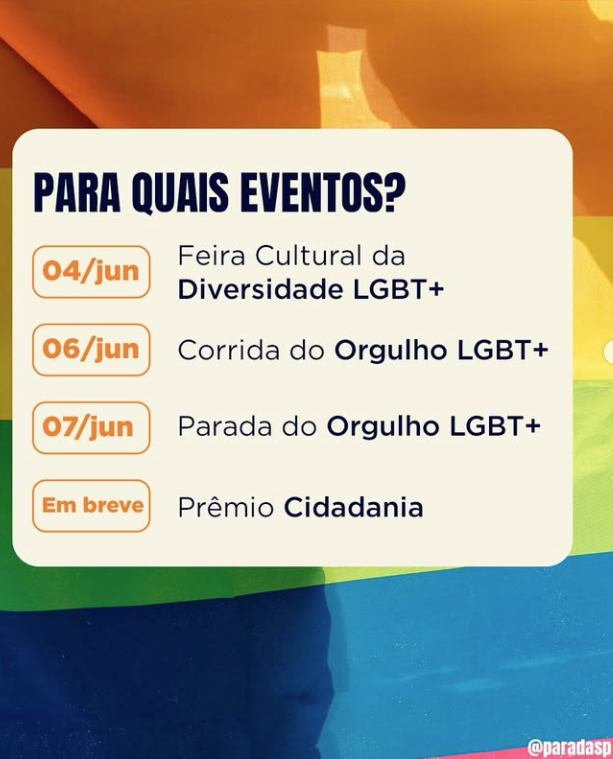 cards trazem informações sobre as inscrições para o casting artístico dos eventos de 2026,