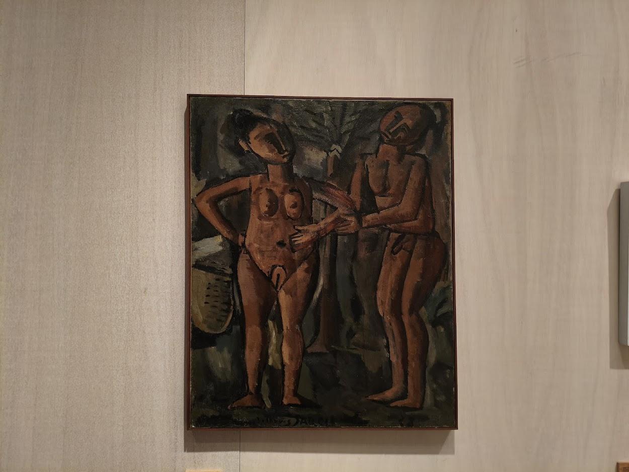 “Adão e Eva em frente a uma palmeira”, 1928. © Museo Torres García. Foto: Junior Vieira (Mundo GTV).