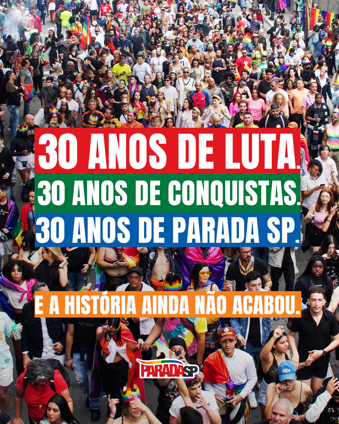 Manifesto oficial: 30ª parada do orgulho lgbt+ de são paulo