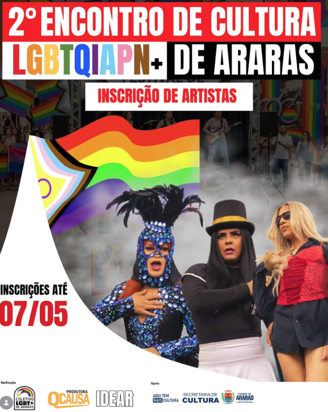2° Encontro de Cultura LGBTQIAPN+ de Araras 🏳️‍🌈