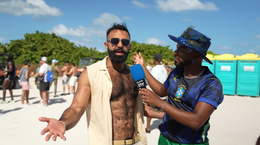 Sem filtro na Miami Beach Pride: entrevista com Persian Wolf viraliza nas redes