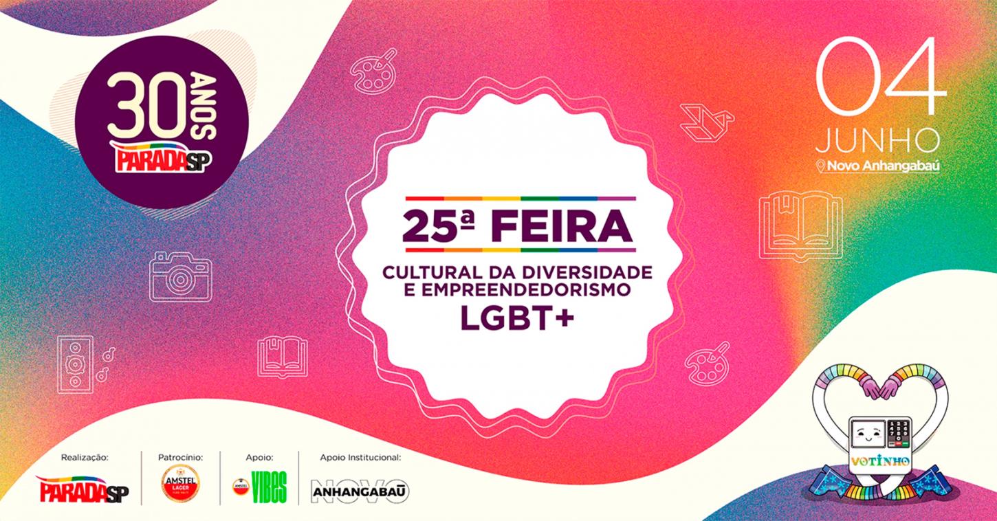 25ª Feira da Diversidade LGBT+ ocupa o Vale do Anhangabaú com cultura, empreendedorismo e ações sociais