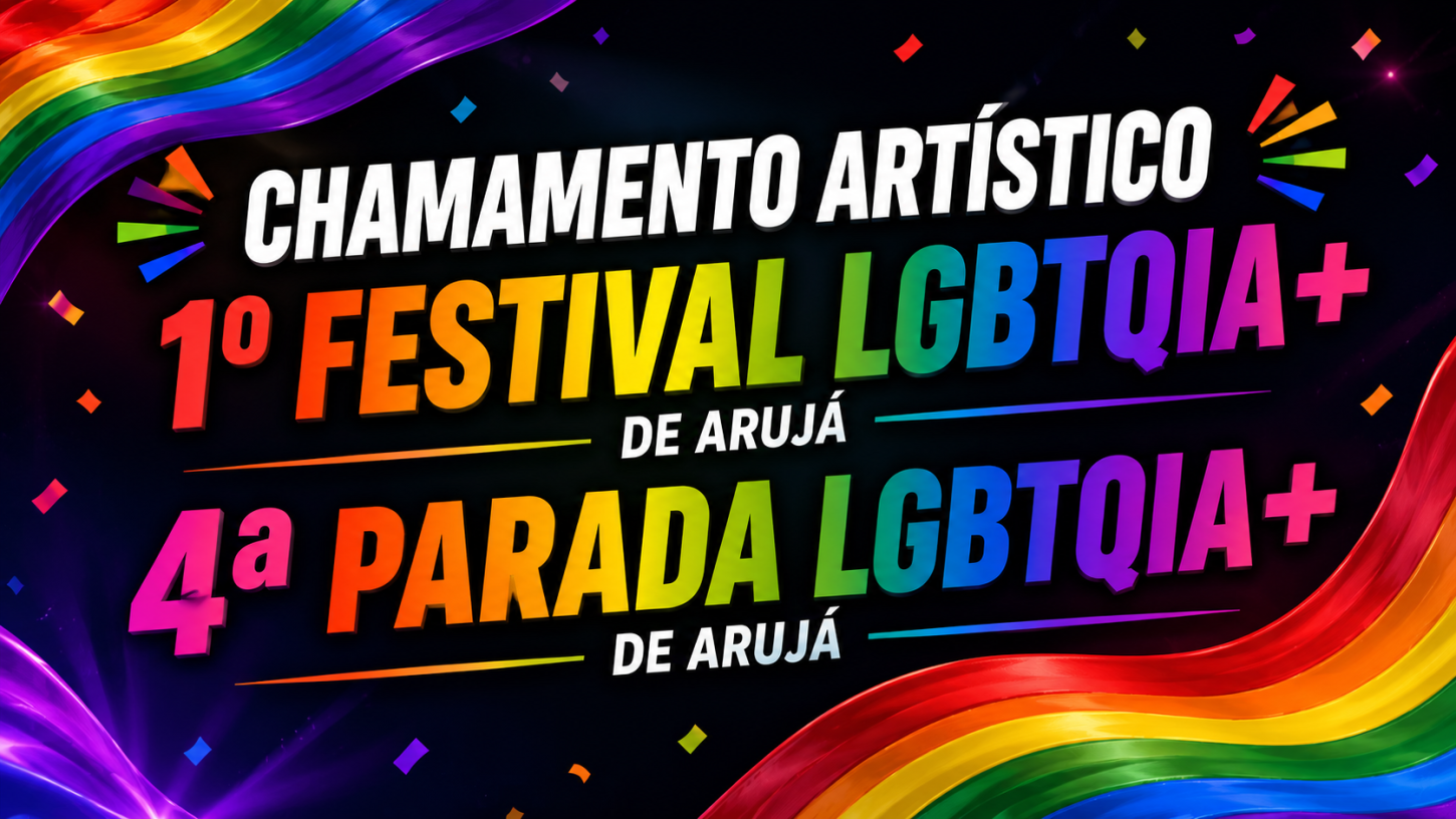 Arujá abre inscrições para o 1º Festival LGBTQIA+ e a 4ª Parada LGBTQIA+
