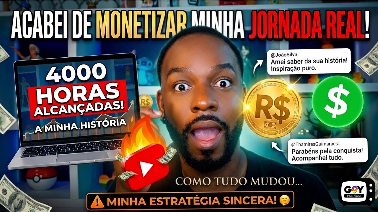 FINALMENTE MONETIZEI: A Verdade Por Trás das 4 Mil Horas no YouTube 🇺🇸
