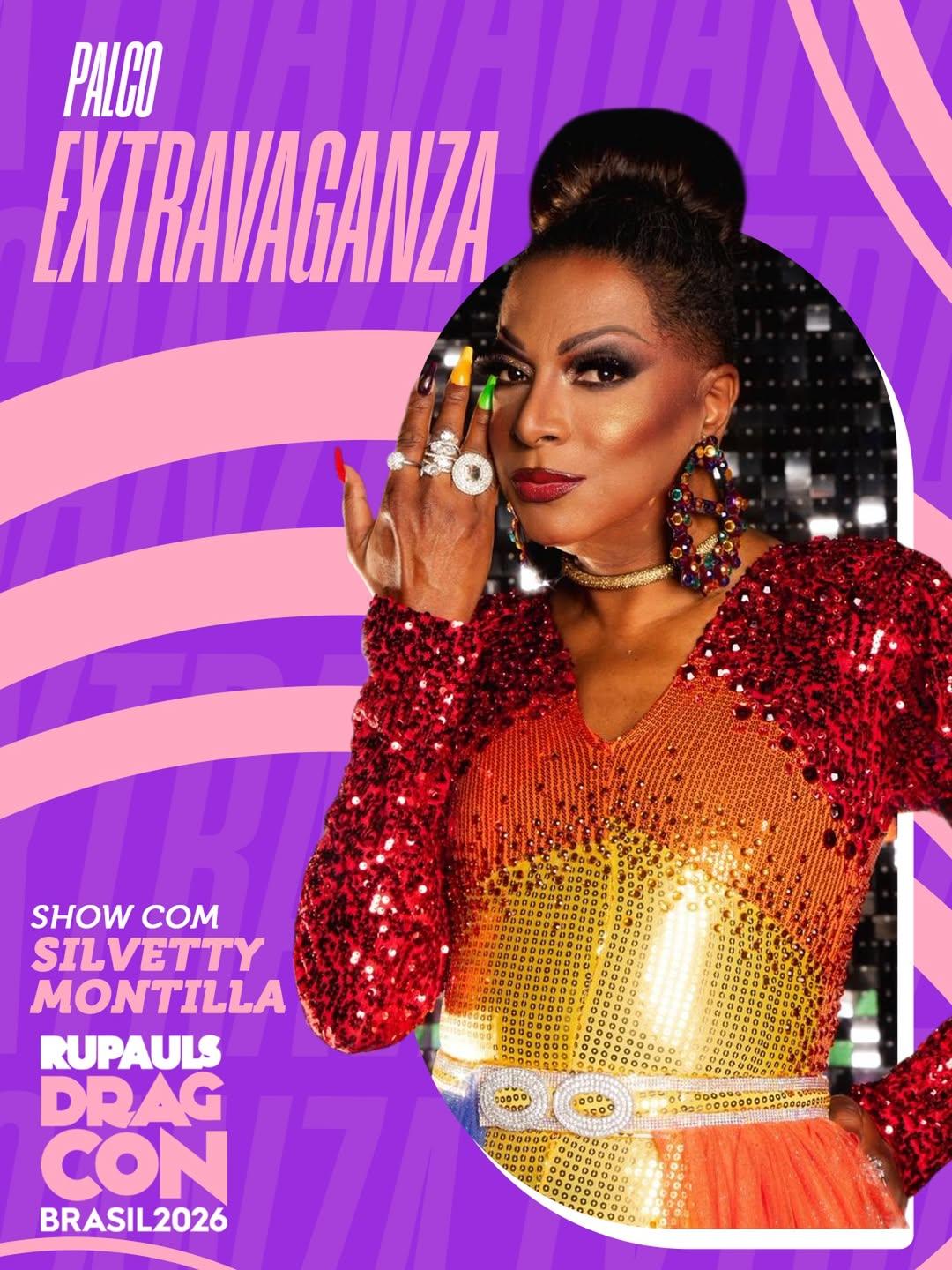 Silvetty Montilla é confirmada na RuPaul’s DragCon Brasil com show no palco Extravaganza