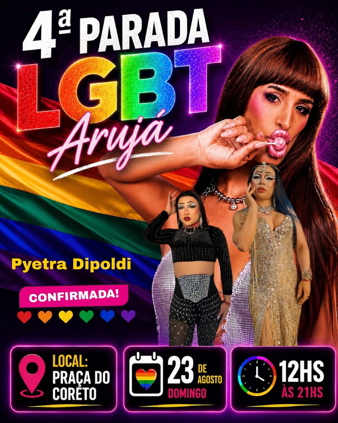 4ª Parada LGBT de Arujá reforça diversidade, cidadania e visibilidade da comunidade LGBTQIAPN+