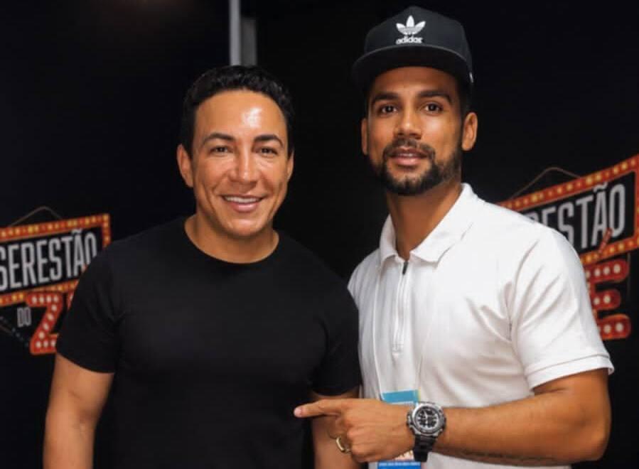 Thiago Capixaba e Nicole Félix na festa dos 136 anos de Cariacica