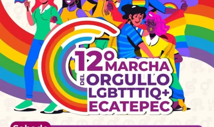 12ª Marcha do Orgulho LGBTTTIQ+ toma as ruas de Ecatepec neste 16 de maio