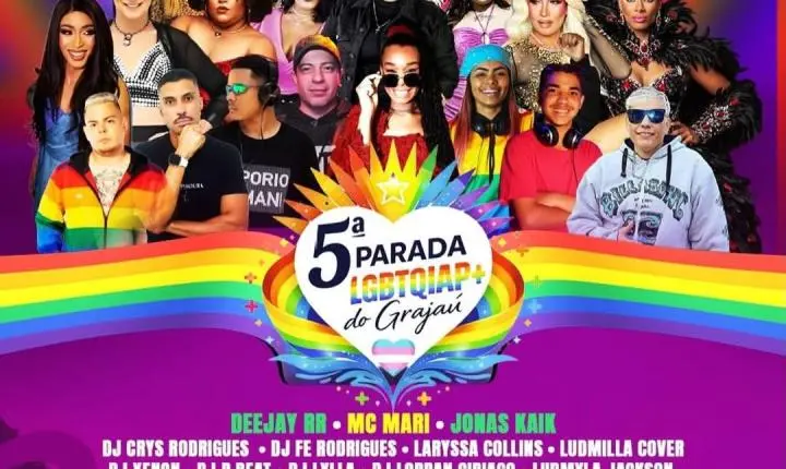 5ª Parada do Orgulho LGBT+ do Grajaú ocupa o Centro Cultural e reforça a potência da periferia