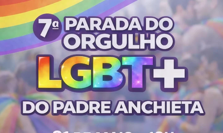 7ª Parada do Orgulho LGBT+ do Padre Anchieta acontece em 31 de maio em Campinas