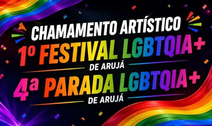 Arujá abre inscrições para o 1º Festival LGBTQIA+ e a 4ª Parada LGBTQIA+