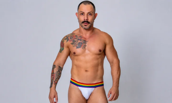 Cueca Jockstrap Pride da Undersexy une conforto, liberdade e sensualidade para todos os momentos