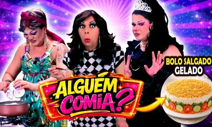 DRAGS COZINHANDO BOLO SALGADO 