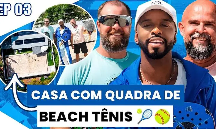Eles construíram uma quadra dentro de casa!