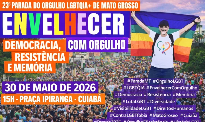 Envelhecer com orgulho: Parada LGBTQIA+ de Mato Grosso reafirma memória, resistência e luta por direito