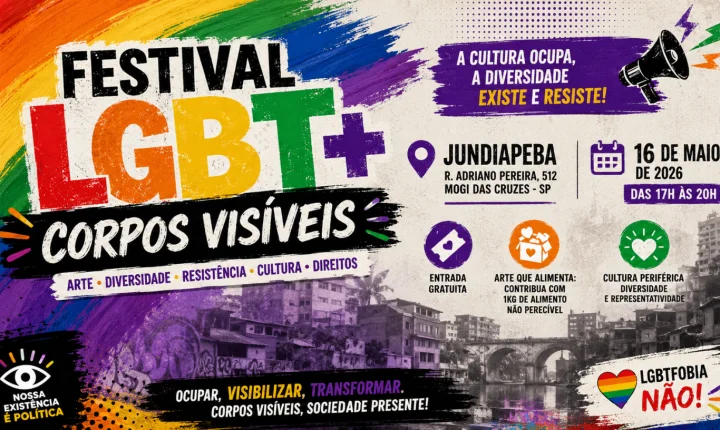 Festival LGBT+ “Corpos Visíveis” transforma Jundiapeba em palco de diversidade, cultura e resistência social