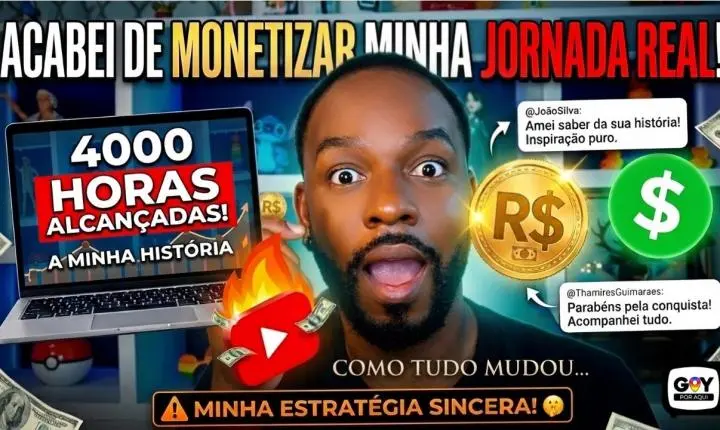 FINALMENTE MONETIZEI: A Verdade Por Trás das 4 Mil Horas no YouTube 🇺🇸