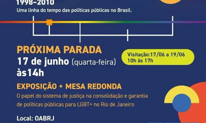 Mostra “Arquiteturas da Cidadania LGBT+” chega ao Rio de Janeiro com exposição e debate sobre políticas públicas
