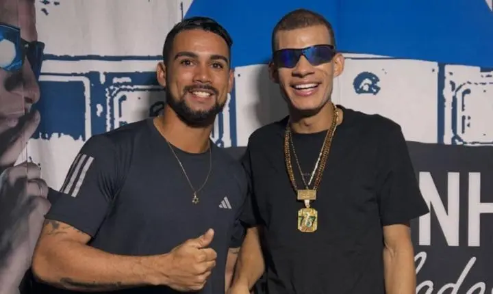  O Influenciador Thiago Capixaba prestigia o show de Eduardinho Dos Teclados, em Guarapari/ES
