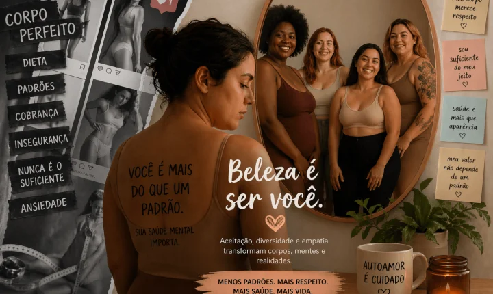 O peso dos padrões de beleza na saúde mental feminina