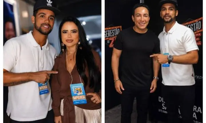 Thiago Capixaba entrevista Zé Elias durante festa de 136 anos de Cariacica e destaca talentos do Espírito Santo