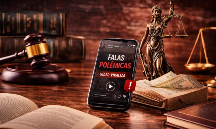 Vídeo com declarações polêmicas repercute nas redes e pode gerar responsabilização judicial
